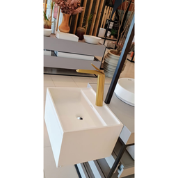 Monocomado Lavatório Diamont Lx9922 Ouro Escovado Lançamento - 3