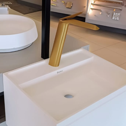 Monocomado Lavatório Diamont Lx9922 Ouro Escovado Lançamento - 2