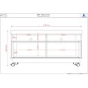 Ver imagem 3 de Estante Artur para TV de até 50 polegadas - NATURALE / OFF WHITE - Madetec