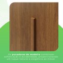 Ver mais imagens de Guarda Roupa com Pés e Espelho 2 Portas 6 Gavetas Luana