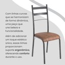 Ver imagem 6 de Conjunto Sala de Jantar Mesa Retangular 180x75cm Tampo Granito Ocre 8 Cadeiras Marselha