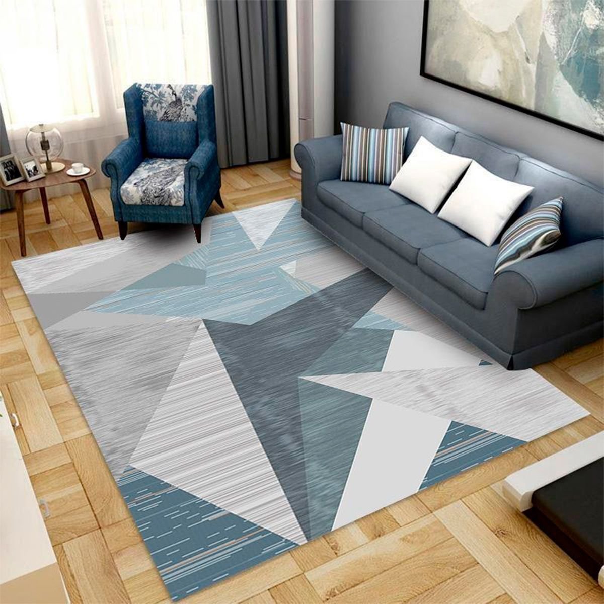 Tapete Velvet Belga 1,40m X 2,00m 01 Peça - Wellblue