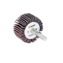 Mini Roda Lixa Pg Aeme 40x20 Haste 6mm 10 Unidades - 2