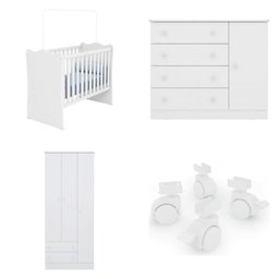 Conjunto Quarto de Bebê Completo Doce Sonho  - 2