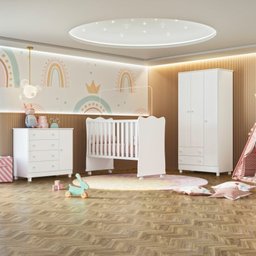 Conjunto Quarto de Bebê Completo Doce Sonho  - 1