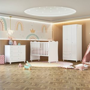 Conjunto Quarto de Bebê Completo Doce Sonho 