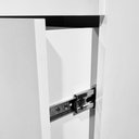 Ver imagem 3 de Clínica: Mesa Auxiliar 2 Gavetas, Mdf, Rodízios Reforçados