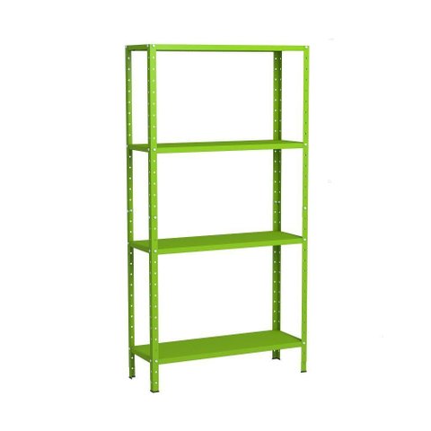 Estante Aço 4 Prateleiras Livros Cozinha Quarto Eaf006 Verde