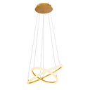 Ver imagem 1 de Lustre Pendente Space Orbital Double Led 39w 3000K Luz Amarela Bivolt 3000K Luz Quente