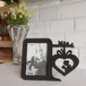 Presente Criativo Porta Foto 10X15 Presente Para Mamãe Papai:Preto - 4