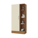 Ver imagem 4 de Guarda-Roupa Infantil 1 Porta Sara Espresso Móveis Bege/Cinamomo/Off White
