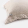 Fronha Lino Camel   0,50 X 0,70 Blue Gardenia - 3