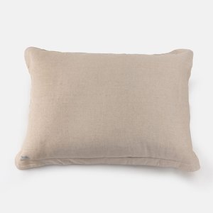 Fronha Lino Camel   0,50 X 0,70 Blue Gardenia