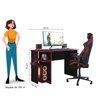 Conjunto para Quarto Mesa e Armário Gamer - 5