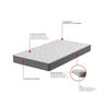 Cama Box com Colchão D45 Of 108x198x0,45cm Montreal - 2