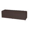 Baú Jade 138Cm Calçadeira Estofada Suede Diversas Cores - 2