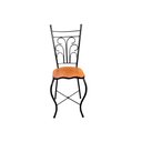 Ver imagem 3 de Cadeira de Jantar para Mesa de Chá Conjunto com 2 Estilo Industrial Rustica Ferro e Madeira