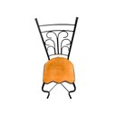 Ver mais imagens de Cadeira de Jantar para Mesa de Chá Conjunto com 2 Estilo Industrial Rustica Ferro e Madeira