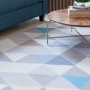 Ver imagem 2 de Tapete Corttex Berlim Geométrico Color - 2M x 1,40M de Largura