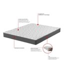 Ver imagem 3 de Cama Box Queen D33 Of 1,58x198x0,42 Montreal Yescasa Branco/Cinza