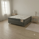 Ver imagem 1 de Cama Box Queen D45 Of 1,58x198x0,42 Montreal Yescasa Branco/Cinza
