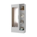 Ver imagem 4 de Guarda Roupa Infantil 1 Porta com Espelho Sara