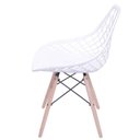 Ver imagem 4 de Conjunto 6 Cadeiras Clarice Cloe Kaila Madeira Movescan Branco