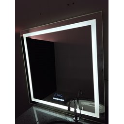 Espelho Led 3 Cores 100x70 Visor Inteligente Toca Musica Bluetooth Desembaçador Interativo - 8