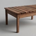Ver imagem 4 de Mesa para Jardim 80cm Madeira Maciça Curve Marrom