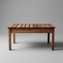 Ver imagem 2 de Mesa para Jardim 80cm Madeira Maciça Curve Marrom
