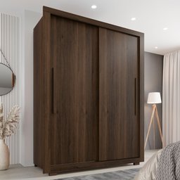 Guarda Roupa Solteiro 2 Portas 2 Gavetas Costa Rica - 2