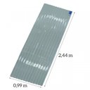 Ver imagem 4 de Kit com 15 Telhas Policarbonato 244cm X 99cm Grega
