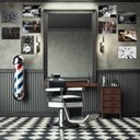 Ver imagem 2 de Kit 10 Placas 28,7x22cm Mdf Quadros Barbearia Studio