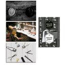 Ver imagem 6 de Kit 10 Placas 28,7x22cm Mdf Quadros Barbearia Studio