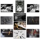 Ver imagem 1 de Kit 10 Placas 28,7x22cm Mdf Quadros Barbearia Studio