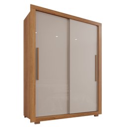 Guarda Roupa Solteiro 2 Portas 2 Gavetas Costa Rica - 3