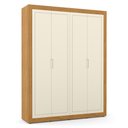 Ver imagem 2 de Dormitório Tutto New 4 Portas, Cômoda 4 Gavetas e Berço Freijó/off White com Capitonê - Matic M