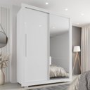 Ver imagem 1 de Guarda-roupa com Espelho Solteiro 2 Portas 2 Gavetas Costa Rica