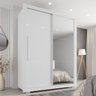 Guarda-roupa com Espelho Solteiro 2 Portas 2 Gavetas Costa Rica - 1