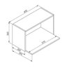 Aéreo Nicho para Forno e Microondas 60x36cm Funcionale Ae060 Mia Coccina - Branco - 3