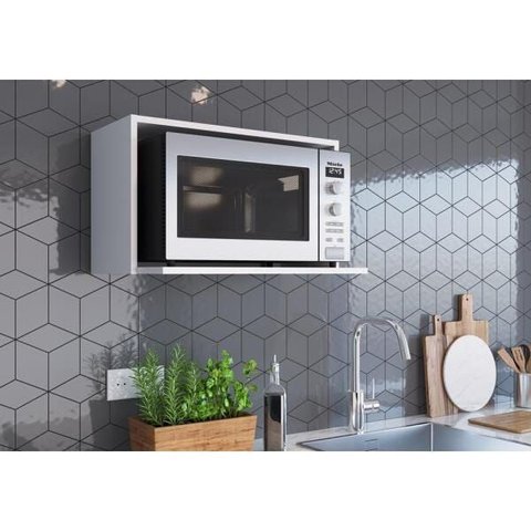 Aéreo Nicho para Forno e Microondas 60x36cm Funcionale Ae060 Mia Coccina - Branco