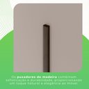 Ver imagem 7 de Guarda-roupa com Espelho Solteiro 2 Portas 2 Gavetas Costa Rica