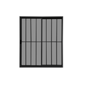 Ver imagem 1 de Vitrô 2 Folhas de Correr Aluminio Preto com Grade 1,20x1,20 Linha 18 Modular
