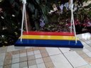 Ver imagem 3 de Balanço Gangorra Infantil Madeira 40x20 Colorido até 70kg