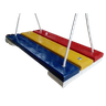 Balanço gangorra infantil madeira 40x20 Colorido até 70kg - 1