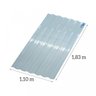 Kit com 20 Telhas Policarbonato 183cm X 110cm Onda Alta - 3