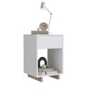 Ver imagem 4 de Mesa de Cabeceira e Lateral com 1 Gaveta Nomad Branco