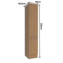 Ver imagem 4 de Paneleiro Armário 40cm com 2 Portas 3 Prateleiras e Rodapé Cz