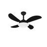 Ventilador Teto Preto Fly 4 Pás Potente Quarto Ventax 110v - 1