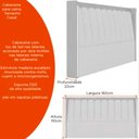 Ver imagem 3 de Cama Japonesa com Cabeceira Seo-yeon Casal Bouclé Off White - Sallar Home